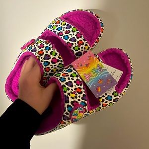 NWT Lisa Frank X Crocs cozzzy sandal
